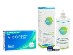 Air Optix for Astigmatism (6 čoček) + Solunate Multi-Purpose 400 ml s pouzdrem